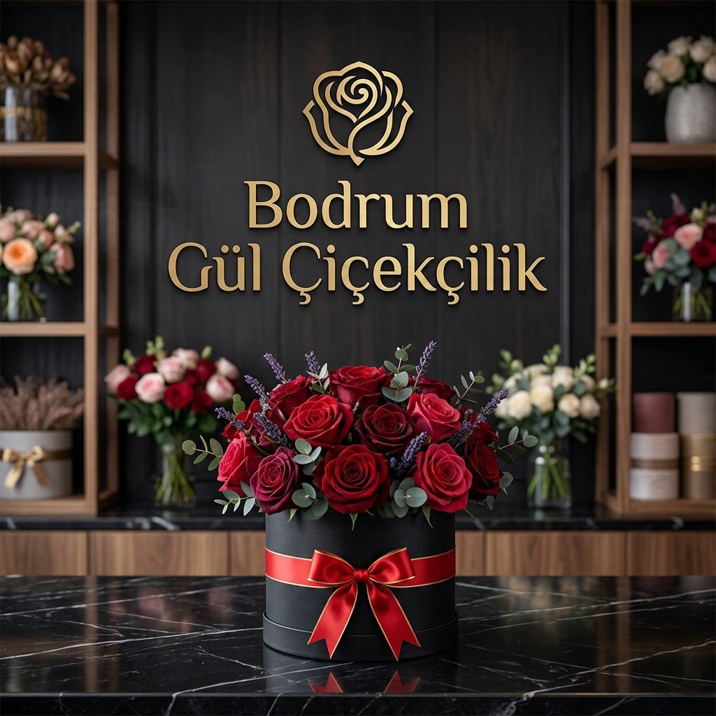 Asaletin Simgesi: Lüks Siyah Kutuda Kırmızı Gül Aranjmanı